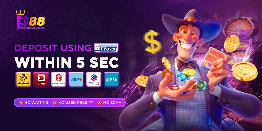 Pavilion88 — deposit via Maybank, CIMB, Public Bank, RHB, Hong Leong, or BSN through i1Bayar in 5 seconds